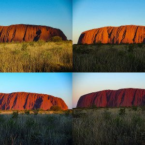  	Australien - Eyers Rock.